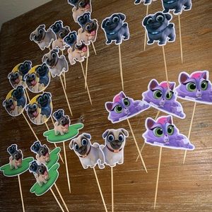 Puppy Dog Pals cupcake toppers